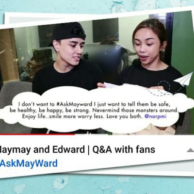 MarstellI's tweet photo. Still keeping this ss❤️one of my fave highlights being a #MayWard #Flyers yong nabasa nyo message ko Masaya na ako. Thank you for the laughters and tears 🥰 same message to you both and Happiest Bday to you @maymayentrata07 @Barber_Edward_ ❤️🙏🏻✈️ https://t.co/xvpvd8RHNA