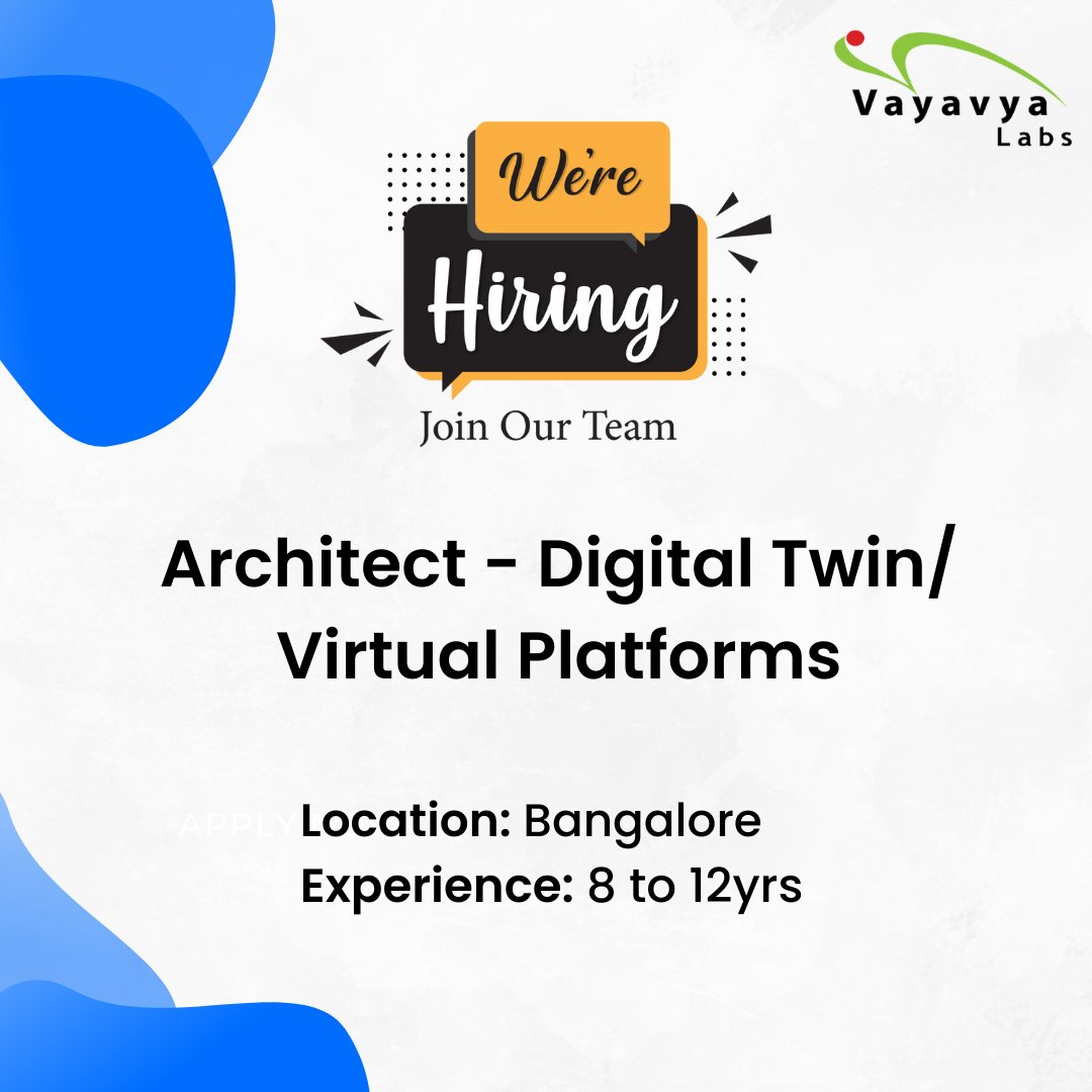 vayavya's tweet photo. We at @vayavya believe managers must be hands-on developers – this role will require you to contribute technically while managing the team.

You will have access to Vayavya’s experts in #virtualplatforms, whom you can lean on. https://t.co/dZFGHZWRuC