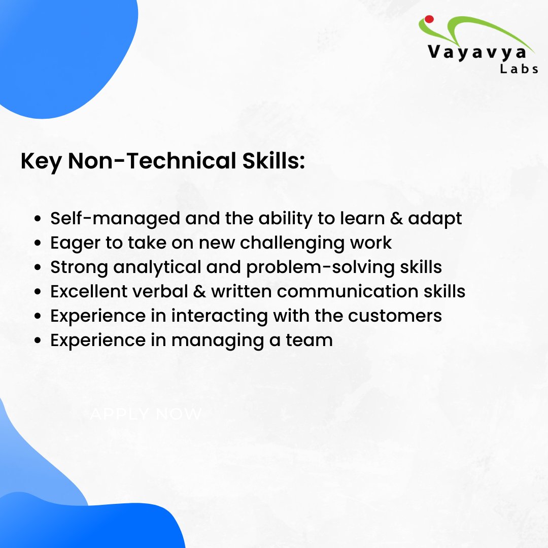 vayavya's tweet photo. We at @vayavya believe managers must be hands-on developers – this role will require you to contribute technically while managing the team.

You will have access to Vayavya’s experts in #virtualplatforms, whom you can lean on. https://t.co/dZFGHZWRuC