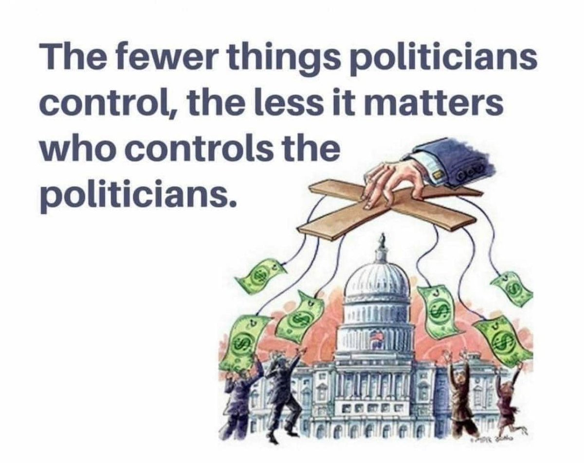 infusesatx's tweet photo. Campaign finance-, lobbying laws, etc. r worthless n miss the point.  The real problem remains: the size of government.
If ur not aiming 2 chop it down 2 size, ur part of the problem.
#maximizefreedom #minimizegovernment #noslantinformation #bexarcounty #sanantonio #NONpartisan https://t.co/EQ63iBKPm8