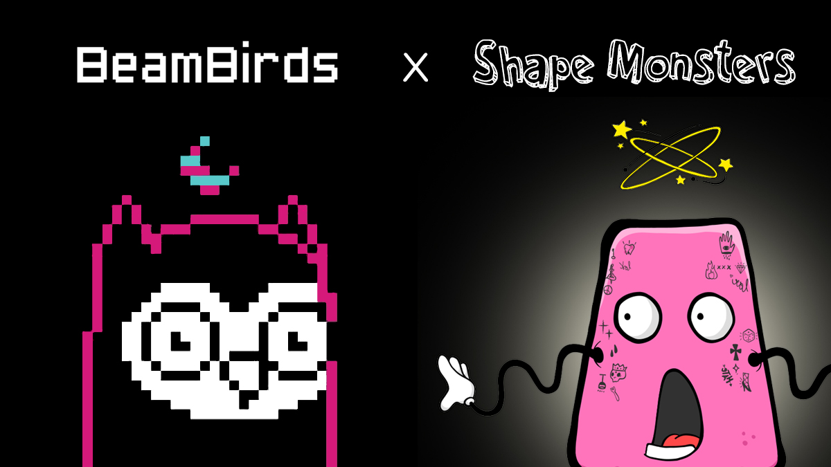 Shapes Monsters x BeamBirds
#BeamBirds on <a href="/MoonbeamNetwork/">Moonbeam Network</a> coming soon!, to celebrate this, they are giving away 5 NFTs to 5 people

🤑To participate: 
❤️ Like &amp; RT
✅ Follow @BeamBirds &amp; <a href="/ShapeMonsters/">Shape Monsters ™ | MINTING NOW | Moonbeam</a> 
🤖Join: discord.gg/TvEYqEfsXB (write your user here)

#Moonbeam $GLMR
