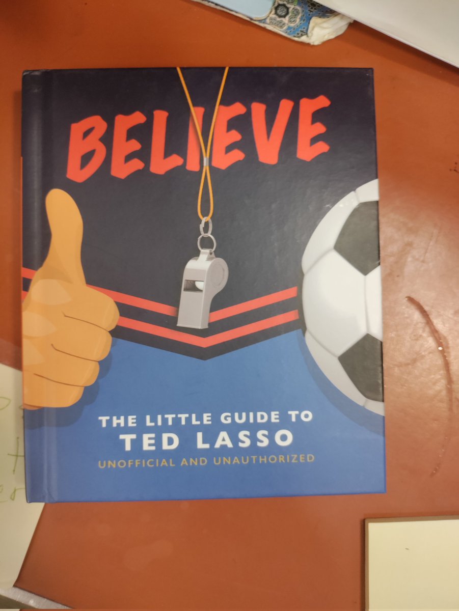 JustCeianna's tweet photo. All my #TedLasso fans, this just hit at #BarnesandNoble check it out. https://t.co/s3qErwVRR6
