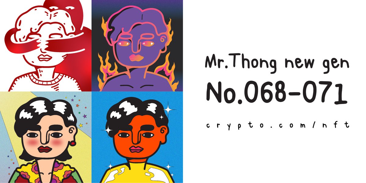 ⚡️ New drop weekly. ⚡️
Mr.Thong New Gen 071/100
<a href="/cryptocomnft/">Crypto.com NFT</a>
crypto.com/nft/collection…
#NFT #nftart #NFTartist #NFTCommumity #nftcrypto #Crypto #Cryptoart #NFTthai #NFTThaicommunity #illustration #nftprofile #cryptocomnft  #cryptocommunity #crypto #crofam