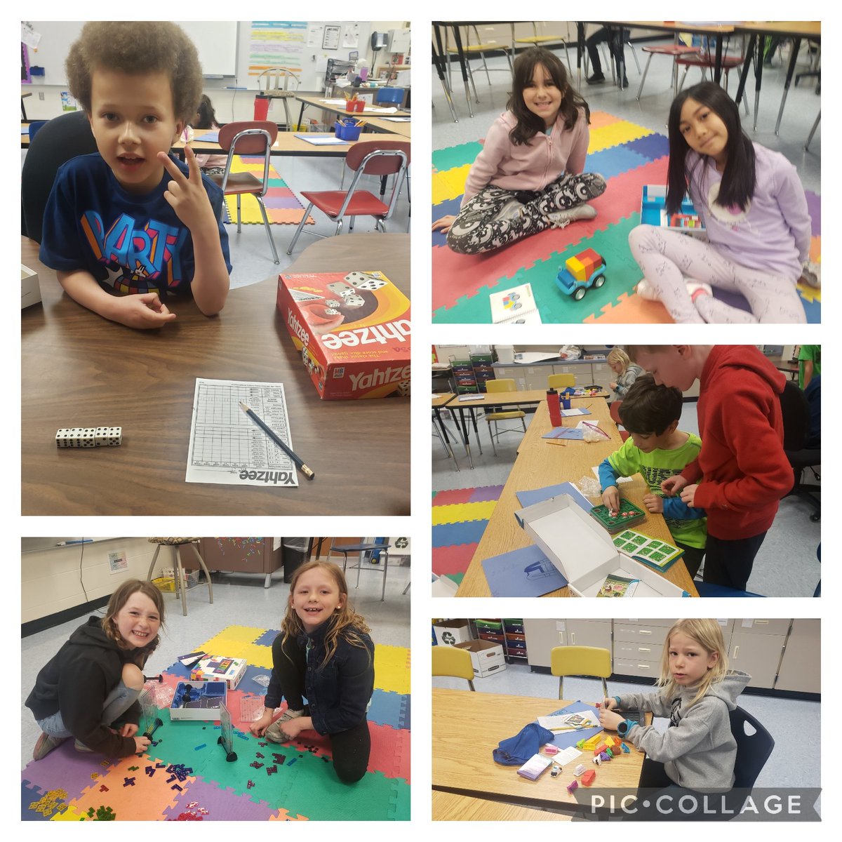 RosasLearners's tweet photo. YAHTZEE! Not everyone got Yahtzee like this lucky kid, but we all had fun playing math and thinking games. #lmemagic #MontiMagic https://t.co/ipFrL00bEz