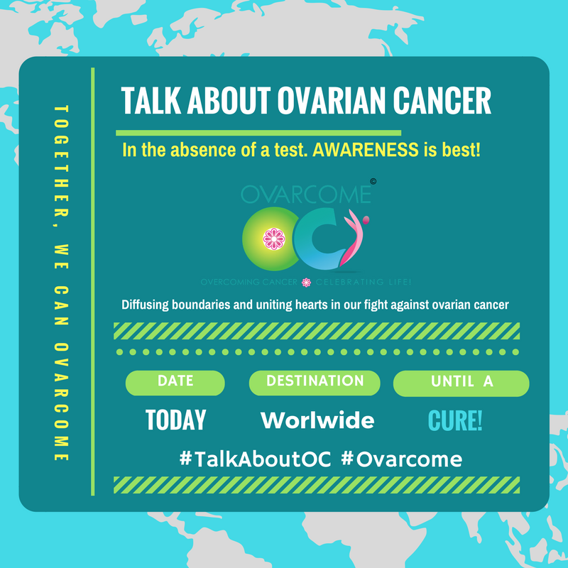 ovarcome's tweet photo. Every Day is a GOOD Day to Talk About Ovarian Cancer. @OvarianCancerDY is May 8- Talk About #ovariancancer. Together #WeOvarcome! ๐ #TalkAboutOC https://t.co/9ljEA4jaFO