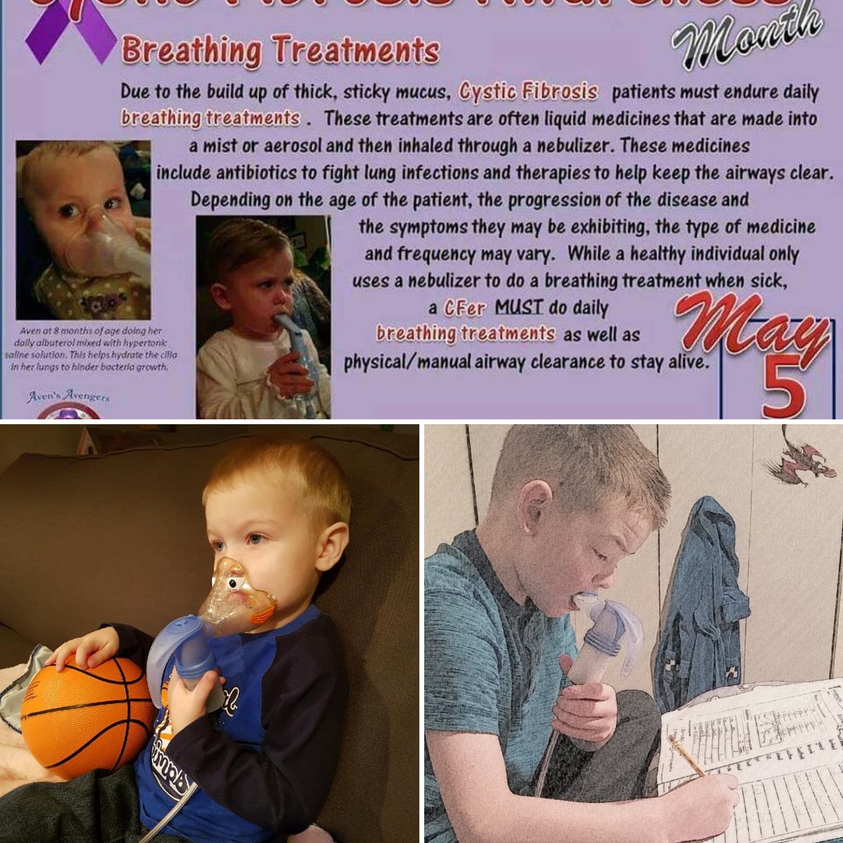 SNechvatal's tweet photo. Another component of the #CFlife are the breathing treatments that need to be done on a daily basis! Every. Single. Day.
#CFawareness #nodaysoff #fightuntilcurefound #aworldwithoutCF #CFwarriors #revengeofthefifth #invisibleillness https://t.co/phBpGKjPHb
