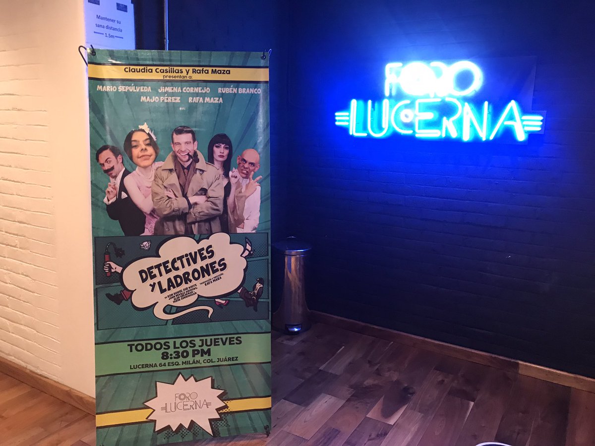 SamanthaCrisol's tweet photo. 😍🎭🎟Hoy tocó ver con @Teatromania_MX @alasbutacas 🖤🎭💛🙌🏻#DetectivesyLadrones🕵🏼‍♂️💎🤏👩🏻🚬🦅👩🏻‍🦲🧨🥃🕷🗡🎹🎼🎵🎶aquí en mi 🥰teatro fav! @teatro_milan @ForoLucerna 💙🏢🎭 @detectives_y 👏🏻👏🏻👏🏻Una farsa muy cómica que recrea la esencia de las producciones televisivas de los años https://t.co/99wquQi8GG