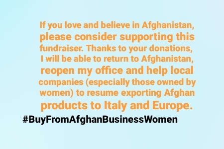 IvoTONIUT's tweet photo. Please consider making a donation.

Help women-owned businesses to resume export of Afghan products.

Link:
https://t.co/ndWLetaD01

🔴#InvestInAFG https://t.co/6NTPxbuUPl
