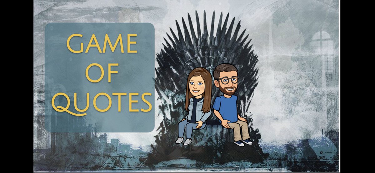 HansTullmann's tweet photo. ⚔️ What are your favorite #GameOfQuotes prompts?  @MrCarrOnTheWeb has some great ones!  Adding to @TinaBarnettEDU @HighgateHuskies slides.   
#eduprotocol @eduprotocols @jcorippo @KVoge71 @mhebern @tishrich @MrMayfieldRHS @moler3031 @arianakhern 
https://t.co/N1iKs3Ljge https://t.co/sJDN8xKjLE