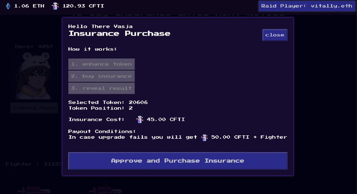 RP_Scouts's tweet photo. 👀👀Come check out sneak peek of @raidparty (unofficial) insurance by @PeterGirr ! Coming 🔜...

#party🎉$CFTI https://t.co/AoVuDCG5LQ