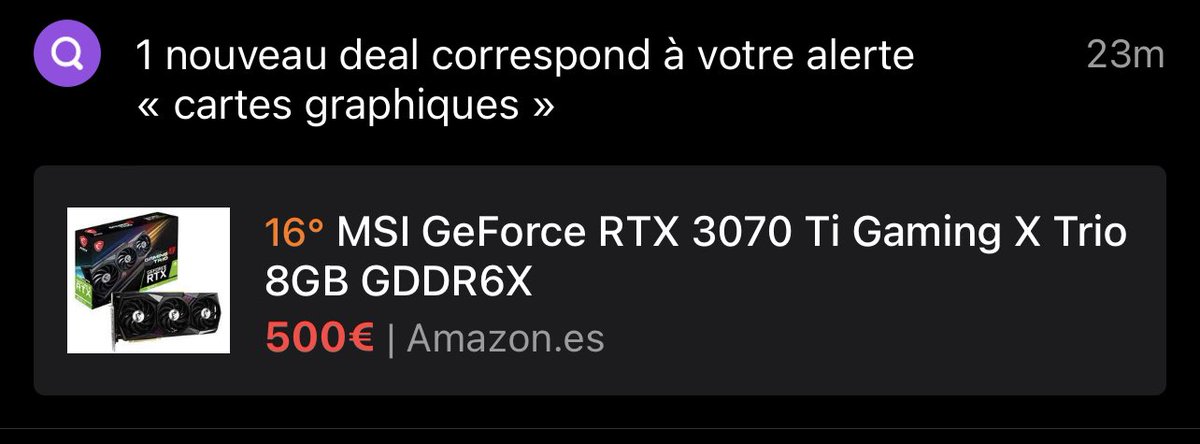 JulianDCindric's tweet photo. @Dealabs hello, j’avais une question sur la modération des deals, j’ai commandé une 3070ti sur Amazon ES, j’ai sauté sur l’occasion mais le deal a été modéré, est ce que c’est full de l’arnaque ? Ou peu de chance d’être honorée ? https://t.co/LqDzgKKZA2