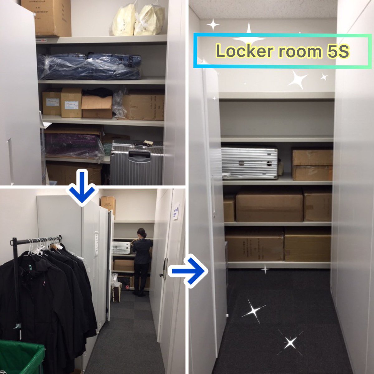 HND SAT members are looking for opportunities to clean and organize things every day!  Here is what they’ve done for our locker room😊 @JT67977409 @keiichi_hirao @BaldeviaEilis @UAPacificSafety #spring5scompetition