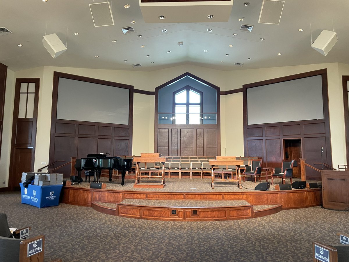 Tomorrow, graduates from <a href="/MBTS/">Midwestern Seminary</a> and <a href="/SpurgeonColl/">Spurgeon College</a> will walk across this stage to receive their hard-earned diplomas. Educators, this is why we do what we do. To help students accomplish their goals. To send them off to do the Lord’s work #ForTheChurch and #ForTheKingdom
