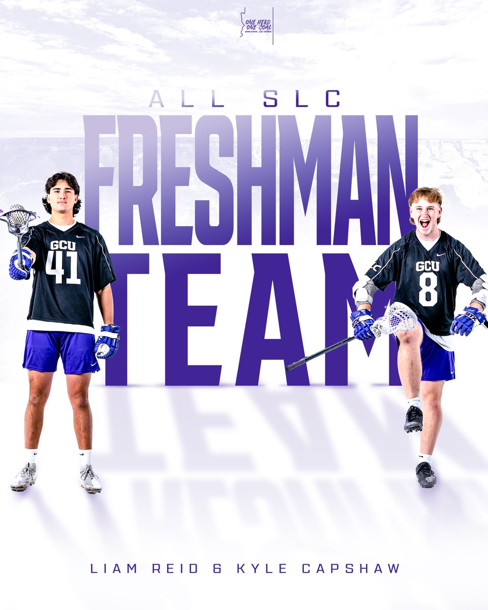 GCUlacrosse's tweet photo. All-SLC Freshman Honors ππ€
#OneHerdOneGoal // #GCUBuilt https://t.co/fCm3FI6EAk