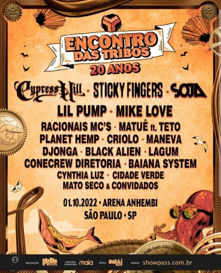 manaus_roots's tweet photo. Banda @SOJALive no Brasil Outubro 2022 ❤🇧🇷.

By:@edtoficial

A espera acabou! Eu disse que ia vir MAIS uma pedrada! 🆙

20 anos do Encontro 😎🔥

#ManausRoots  #SOJA #EncontroDasTribos #Reggae #Brasil #SojaBrasil https://t.co/nM4UfsY3Y6