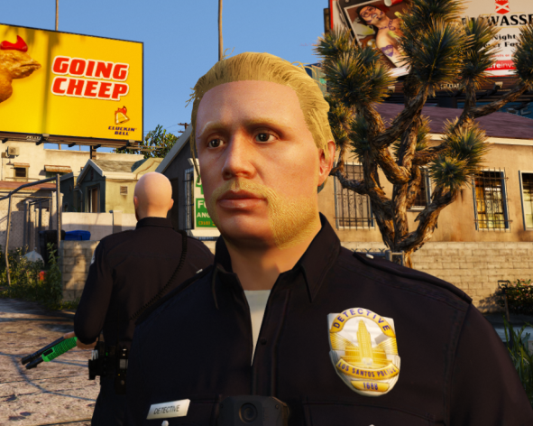 LSSD_12_'s tweet photo. Deux agents de police, deux hommes, deux vies, deux héros.

Notre soutien à ces deux hommes du district 13 grièvement blessé en intervention sur ces deux derniers jours. 

Nos pensés au détective Bowers ainsi qu'au captain Harris ! ⚫️🔵⚫️ https://t.co/6HjGh54M9m