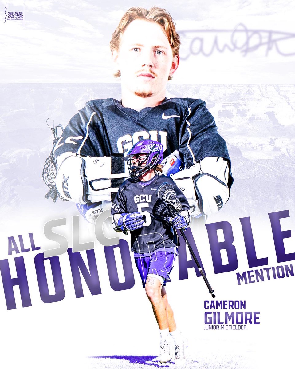 GCUlacrosse's tweet photo. All-SLC Honorable Mentions ππ€
#OneHerdOneGoal // #GCUBuilt https://t.co/gSE2J0EPdS