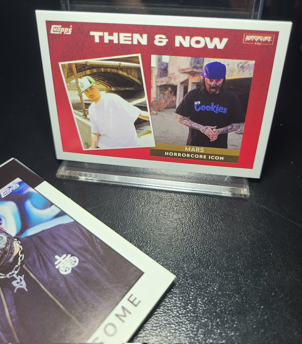 HorrorcoreWiki's tweet photo. Grab a pack of CHOPPS #horrorcore trading cards today! Featuring @Mars @MrKomatose @Crossworm @DarbyOTrill +more!

https://t.co/EeTdOFZvtE https://t.co/E4bshoP33G