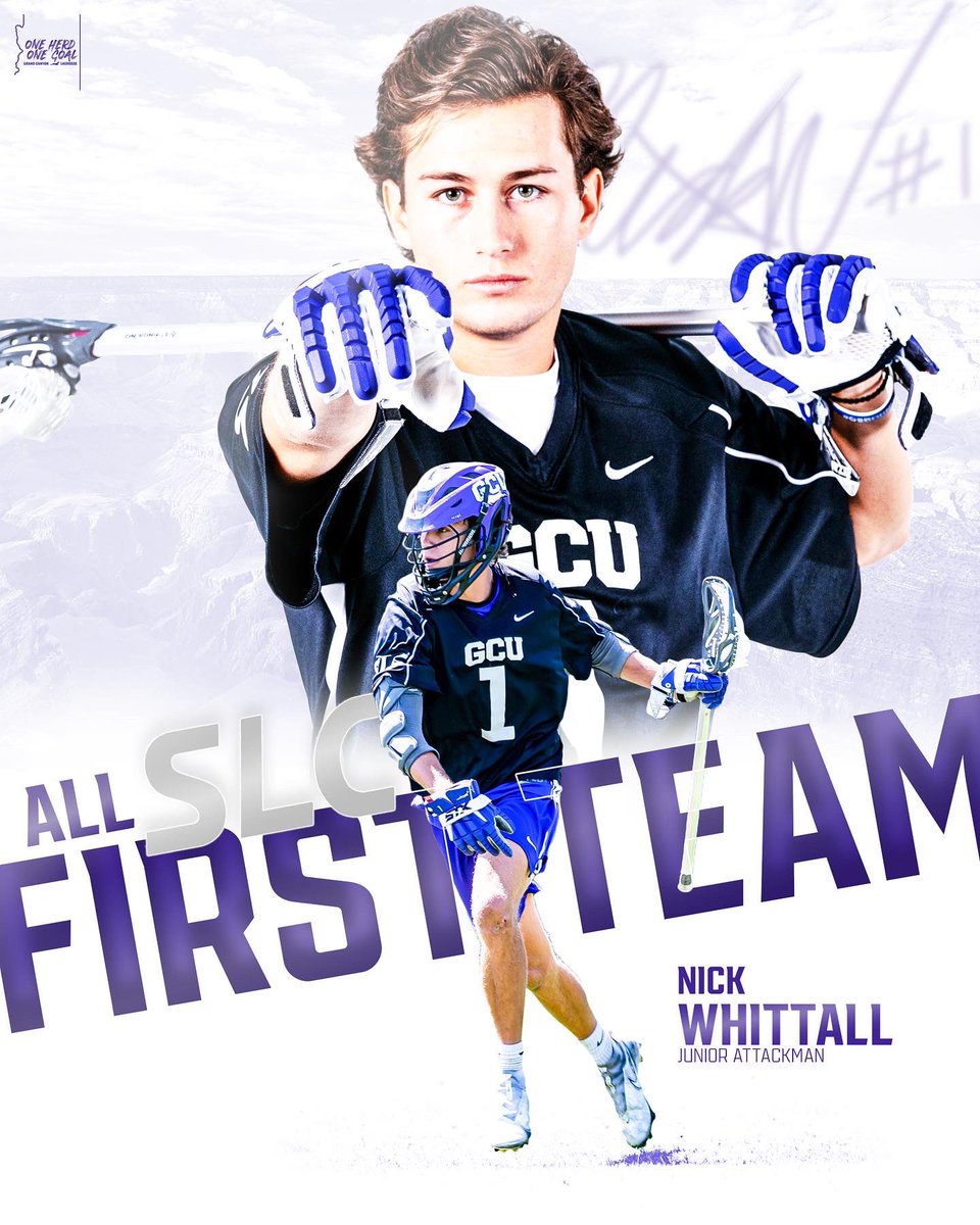 GCUlacrosse's tweet photo. All-SLC First Team ππ€
#OneHerdOneGoal // #GCUBuilt https://t.co/6ecGBuQzav