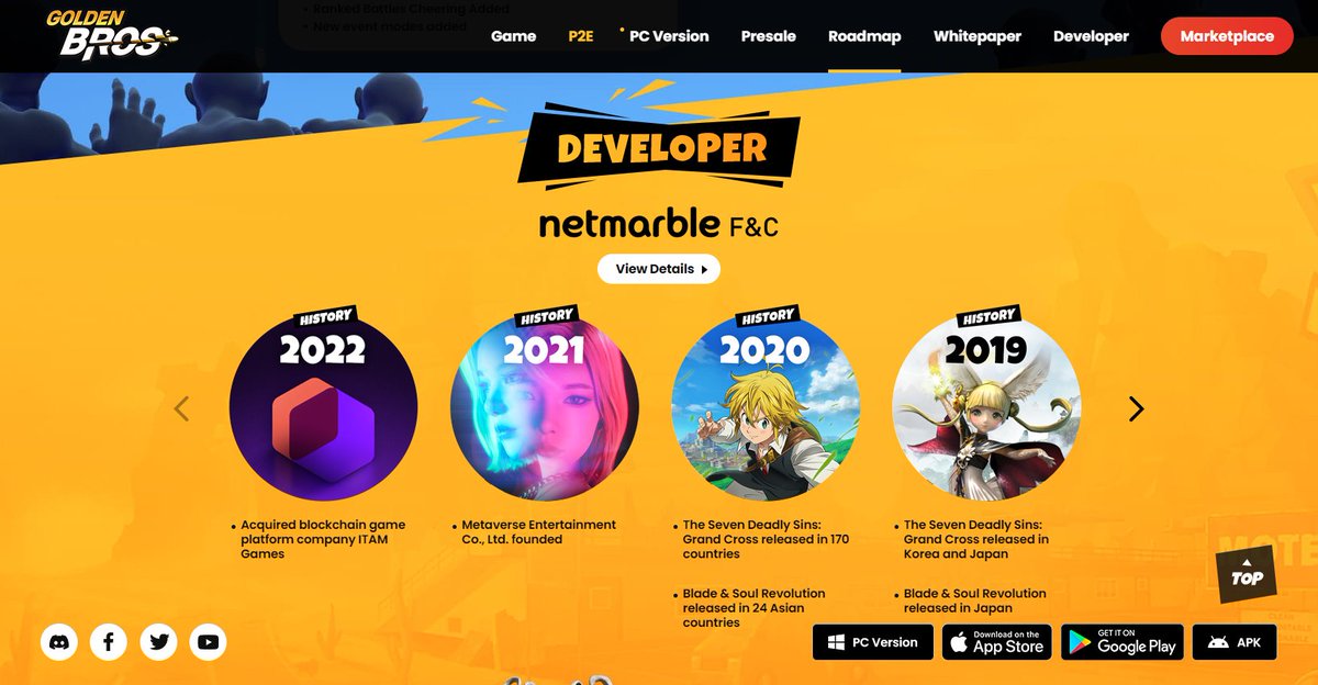 bcg_aoshiro's tweet photo. <Golden Bros>
EarlyAccess held 4/28~5/25 !!
✅Netmarble(developer) have been released "the seven deadly sins"
✅Users can buy Character NFTs on Binance
✅5/6, today, is dead line of Character Giveaway! 

@goldenbrosnm https://t.co/hrx5dpFiaM