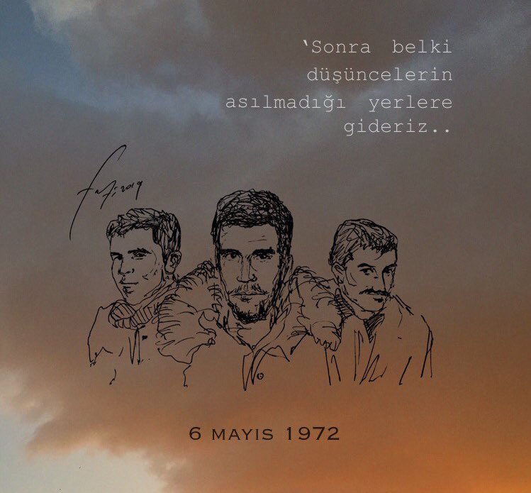 solcugazete's tweet photo. “Parkamı, botlarımı çıkarmayacağım. Ölüm gömleğini giymeyeceğim. Bir sigara yakacağım, üstüne demli bir çay içeceğim. Rodrigo’nun konçertosunu dinleyeceğim. Urganı kendim boynuma geçirip sonra dönüp beni seyredenlere; ‘Ölen bedenimdir, düşüncem yaşayacak!’ diyeceğim”

#6Mayıs1972 https://t.co/Q2pie0shER