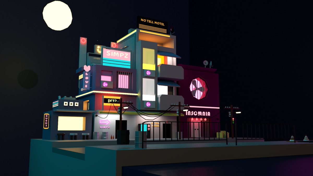 abiriry's tweet photo. "Neon Dreams"
.
.
.
.
.
.

 #AbiArtZ #3dmodeling #3drender https://t.co/5lE0jJjXJu