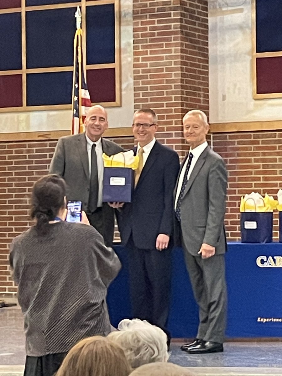 So proud to celebrate Mr. Himelick as our Teacher of the Year this evening! Congrats to all of our amazing educators being recognized!