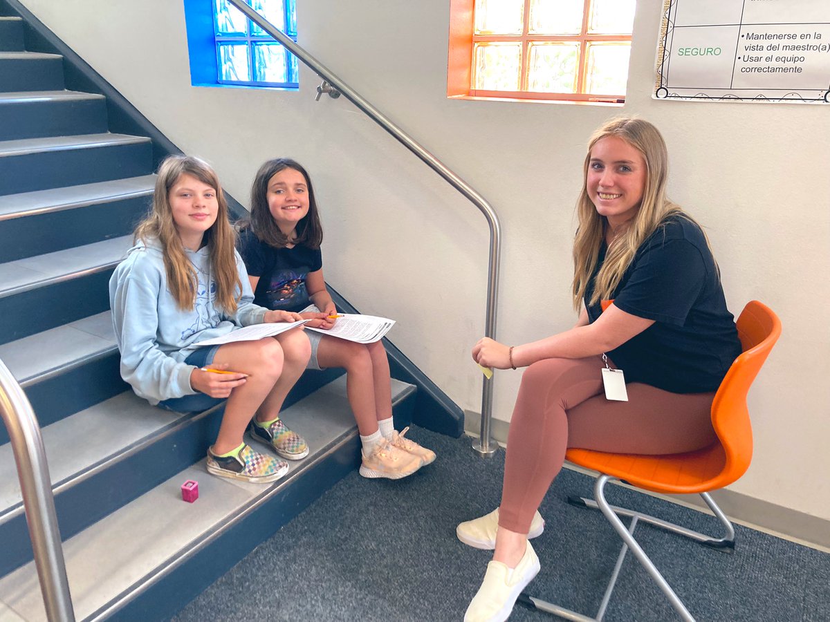 MyLilJackets's tweet photo. We sure will miss our PAL, @MckennaMersh! She too was a Lil’ Jacket, glad she came back to Dobbs to help in our class! We wish you all the best at Texas Tech! #DobbsLilJackets @Dobbs_Elem https://t.co/NXwiDXYZpt