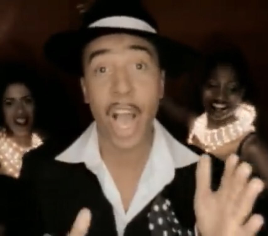 dylanxc83's tweet photo. Anyone ever notice @Reddsaidit looks just like the guy from the Mambo no.5 video? Idea for a SNL sketch https://t.co/ETrBW0pzjg