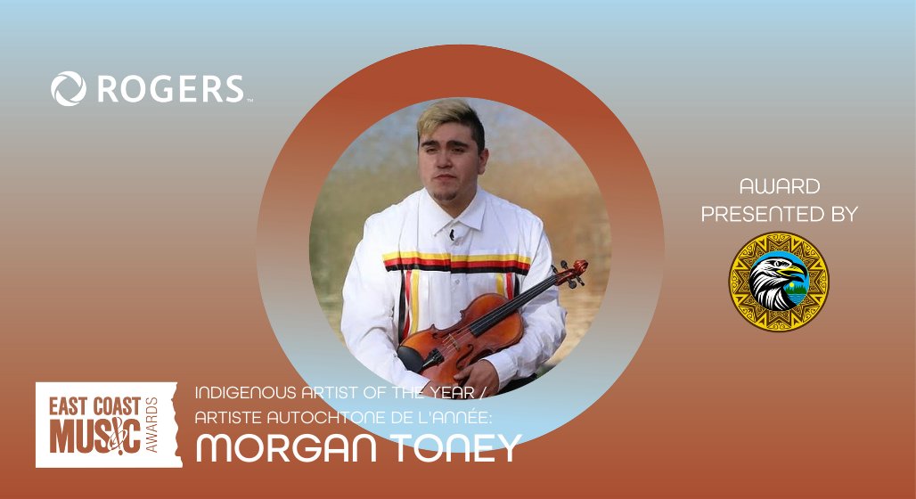 ecmaofficial's tweet photo. The ECMA for Indigenous Artist of the Year presented by St. Mary's First Nation (@StMarysFN) goes to...

Morgan Toney #ECMA2022 @Rogers https://t.co/LvLmOctdL4
