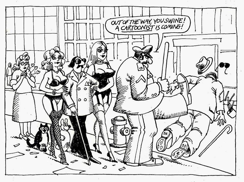 Ncknwmn's tweet photo. It’s #NationalCartoonistsDay…here’s the brilliant #Kliban, telling it like it is… https://t.co/jeIlH0OXuY