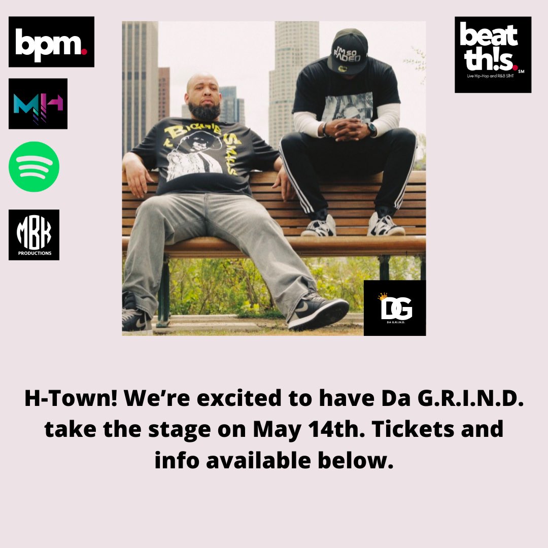 beatthisent's tweet photo. @dagrindmusic is taking the stage May 14th at 7pm with @weareradiogalaxy  @augustkeysmusic and @_itscassbaby 
Tickets are available now at https://t.co/gTdCTheWqC and in the link in our bio!

#DaGrind #itsdagrindyabastards #warning⚠️ #BPMTakeover #HoustonRappers #IndieRapper https://t.co/XR5RmUbuu8