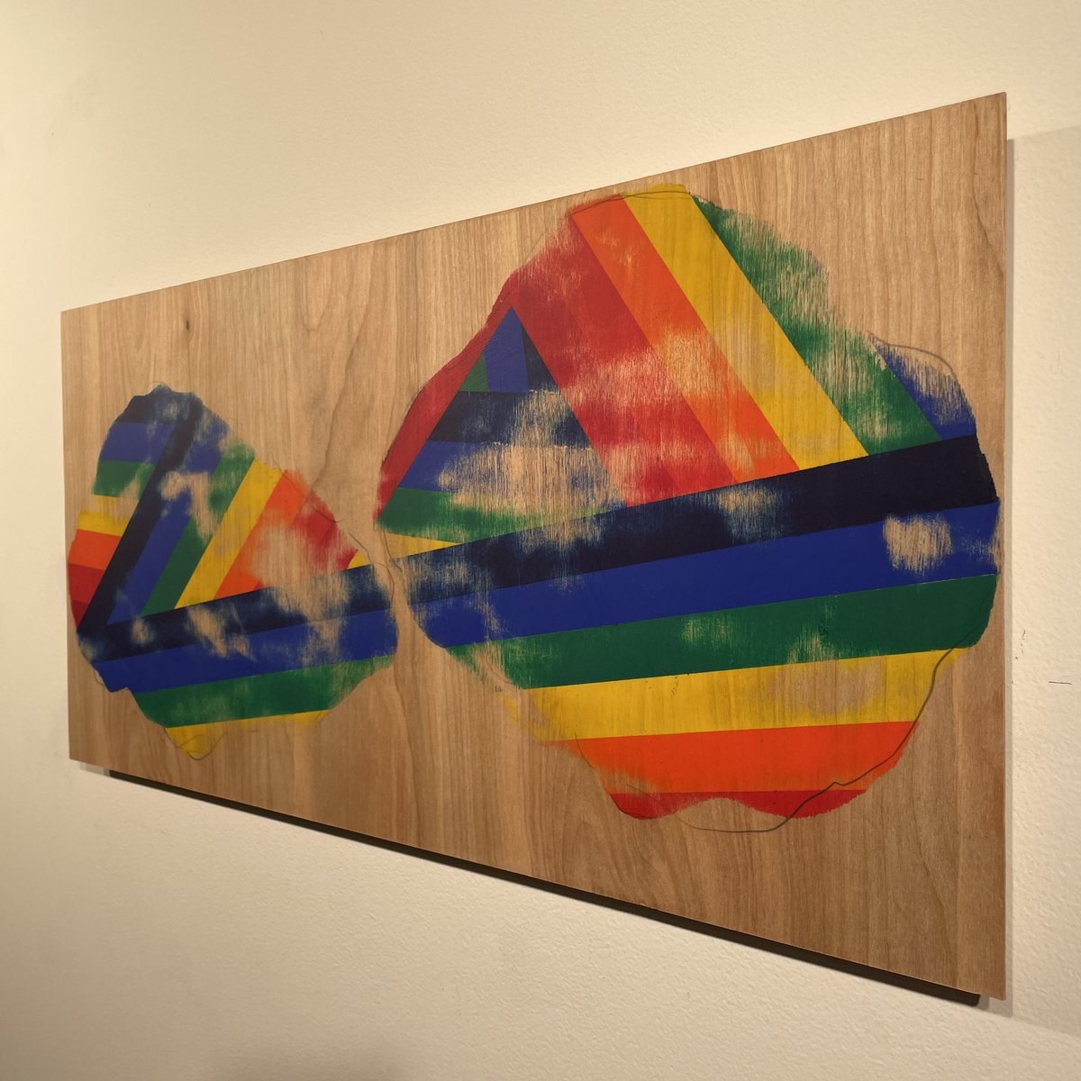 LileHQ's tweet photo. These Two Pregnant Taoist Clouds (Panel 1), 12” x 24” x 3/8”, Mixed Media on Birch, 2022.

#visualart #contemporaryart #conceptualart #gallery #studio #beindypendent #indyart https://t.co/xp78EhLlrV
