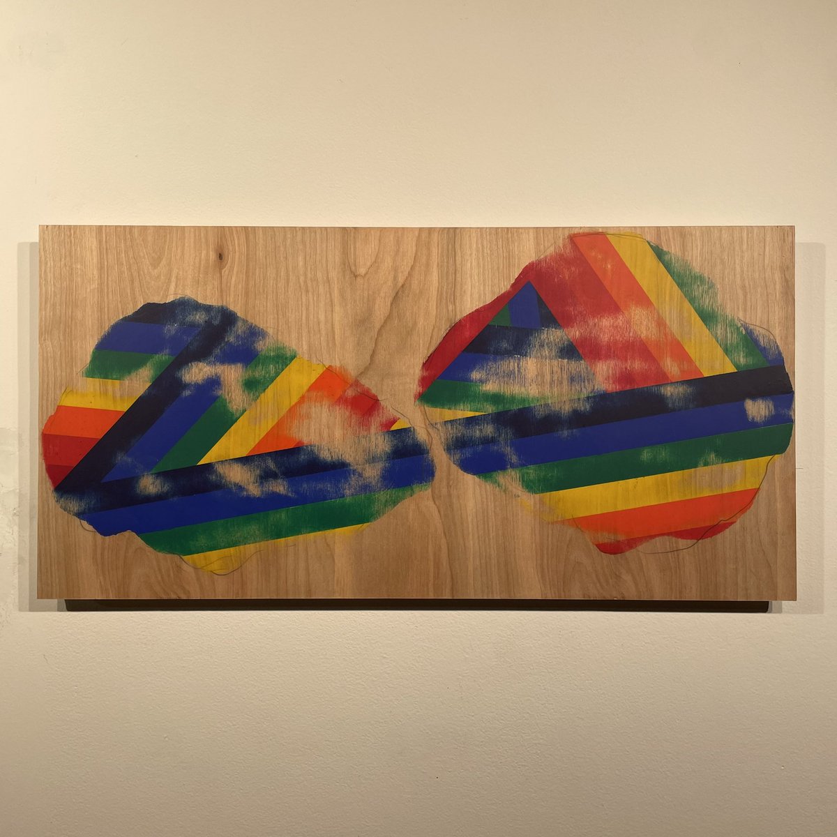LileHQ's tweet photo. These Two Pregnant Taoist Clouds (Panel 1), 12” x 24” x 3/8”, Mixed Media on Birch, 2022.

#visualart #contemporaryart #conceptualart #gallery #studio #beindypendent #indyart https://t.co/xp78EhLlrV