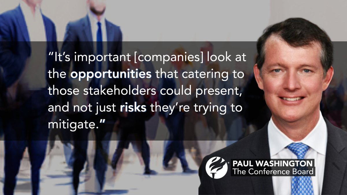 Is the shareholder versus stakeholder debate a false dichotomy? Speaking with <a href="/economistimpact/">Economist Impact</a>, our #ESG Center’s Paul Washington stresses that companies can achieve social progress while delivering shareholder returns. impact.economist.com/sustainability…