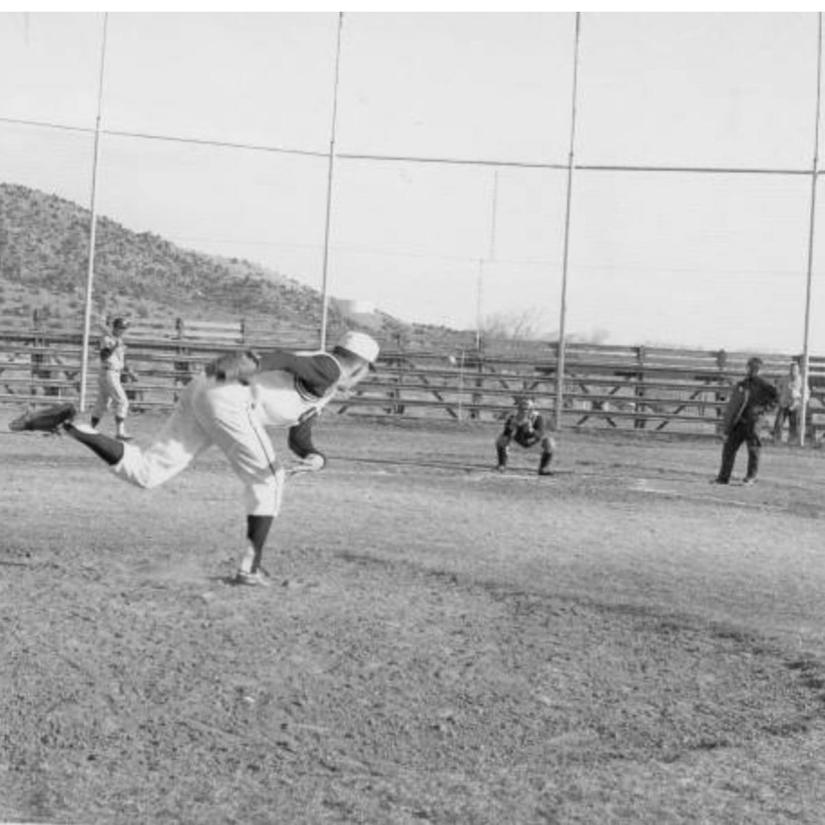 suualumni's tweet photo. Don’t strike out! Tomorrow, May 6th, is the last day to purchase your tickets for SUU Night at the Bees! 
Purchase your tickets using this link! 

https://t.co/00x4nU9VT7

Pictured: College of Southern Utah baseball practice, 1962.
⚡️⚾️
#SUUAlumni #TBirdNation #SUU125 https://t.co/m0FyP5vOTv