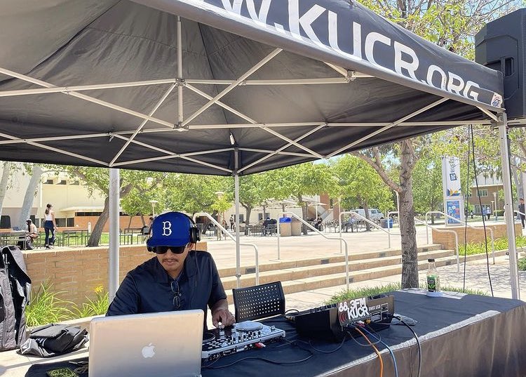 kucr883fm's tweet photo. A live DJ set today @UCRiverside with DJ Guaracha, @csp_ucr and Radio Aztlan for Cinco de Mayo! #radioaztlan #cincodemayo https://t.co/1MHCRnQeet