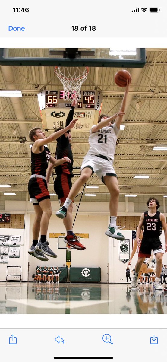 Congratulations to <a href="/KambestadKobe/">Kobe Kambestad</a> and <a href="/21MikeMorris/">Michael Morris</a> for being invited to play in the Ring of Fire HS All Star game at Davenport University June 8 7:30 @wcatholicsports