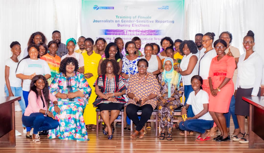 SetchemeJ's tweet photo. @UNWOMEN_SL partners with #SLAWIJ, thanks to the unique partnership of @IrlEmbFreetown @Irish_Aid, to equip #femalejournalists with #GenderReporting #Knowledge & #Tools #WorkInProgress #TackleHiddenIssues to #UnlockProgressInGender #WeAre_UNWOMEN @baindumass https://t.co/cJTy21JpZf