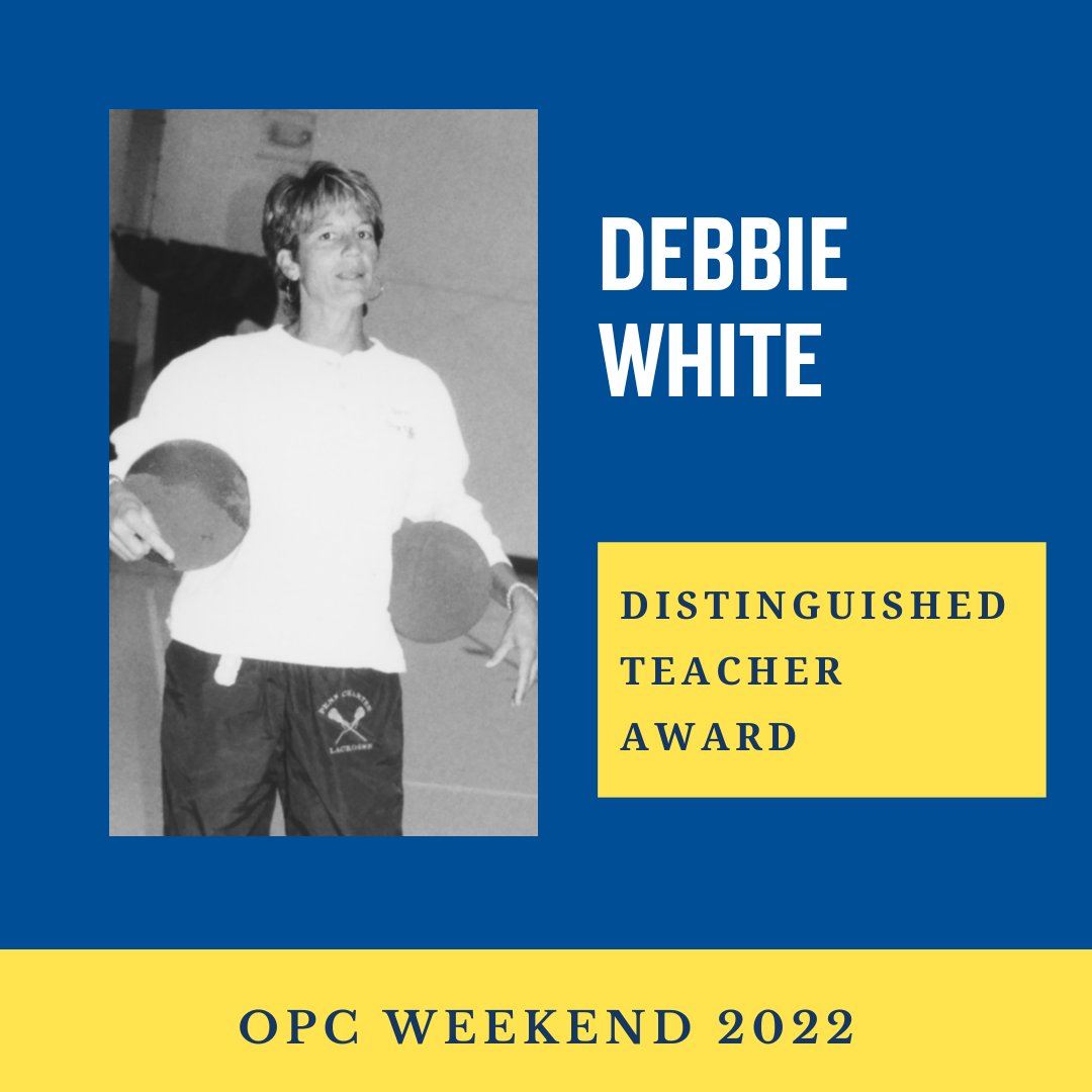 PenncharterOPC's tweet photo. One more day until OPC Weekend! Nobody brings more PC Spirit than Debbie White and we cannot wait to honor her with the John F. Gummere Distinguished Teacher Award!
#OPCWeekend2022 https://t.co/vlIofhvfUp