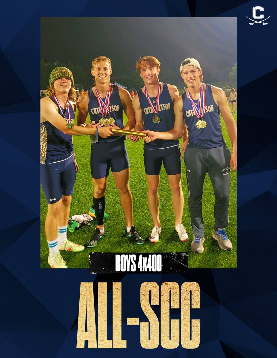 Congratulations to the boys 4x400 earning a spot on the ALL SCC team!!! #wintheday