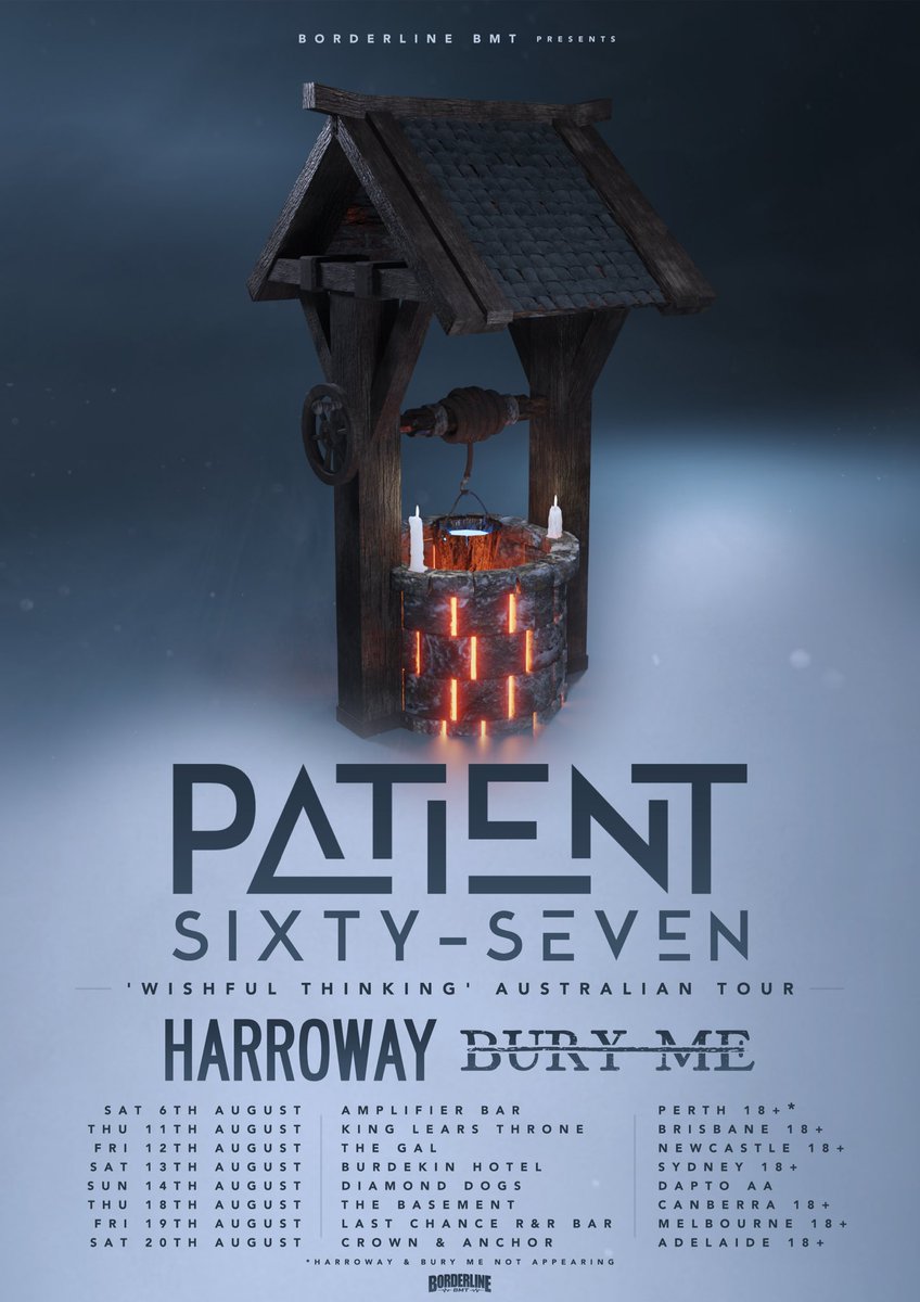 𝐖𝐢𝐬𝐡𝐟𝐮𝐥 𝐓𝐡𝐢𝐧𝐤𝐢𝐧𝐠: 𝐀𝐮𝐬𝐭𝐫𝐚𝐥𝐢𝐚𝐧 𝐓𝐨𝐮𝐫 

We are so happy to announce our headline Australian tour in August - supporting the release of our debut album ‘Wishful Thinking’ 💙 

Joining us for this run will be Harroway and Bury Me

Tickets are on sale NOW 🤘