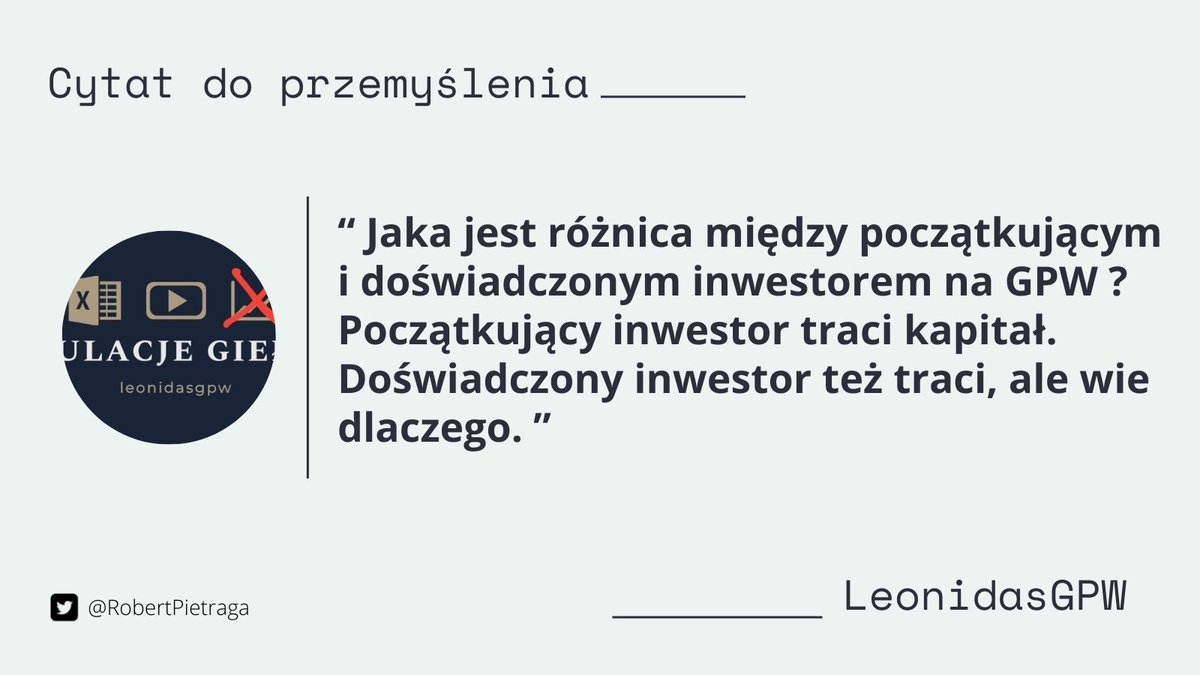 RobertPietraga's tweet photo. #cytaty #wiedza
💡 Na dobry początek dnia.
#jeszcze #będzie #przepięknie #jeszcze #będzie #normalnie
#akcje #rynek #inwestycje https://t.co/ezFOrPns4B