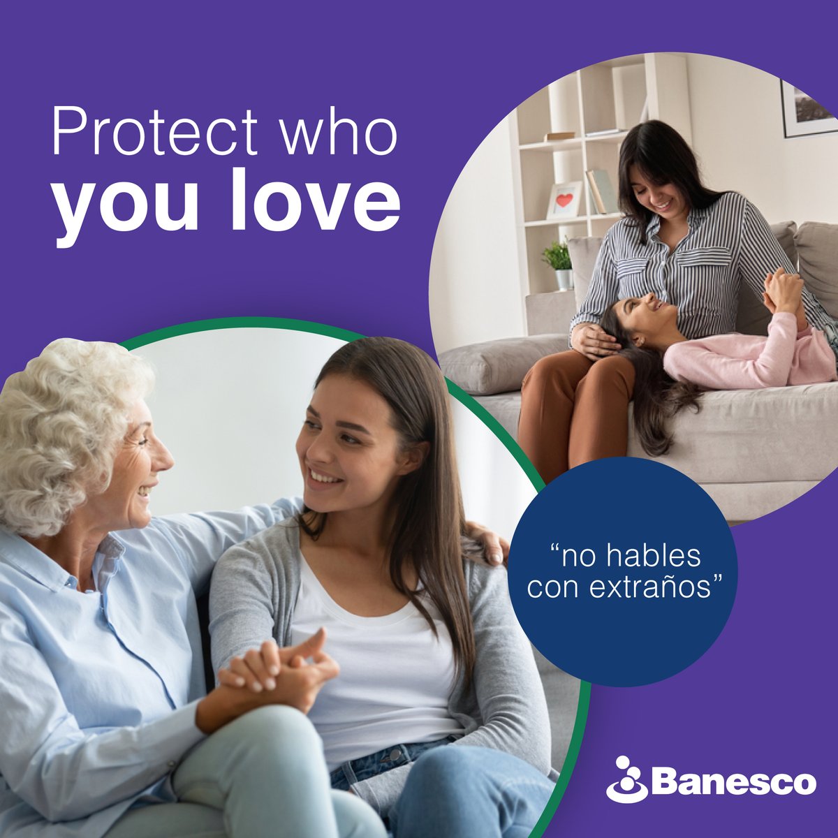 Moms have been full of good advice since the beginning, this Mother’s Day return the favor. Happy Mother’s Day from #BanescoUSA! 🌼
 
Don’t trust strangers online – especially those asking for personal information or money.
 
#MothersDay #ElderlyFraud #FraudAlert #BankingTogether