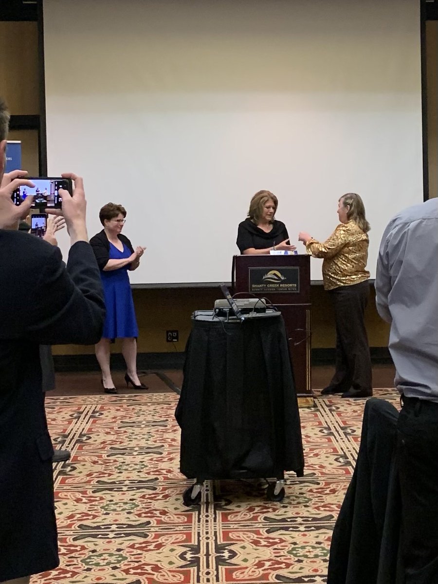 Congrats Leann (NSPE past Treasurer) on the special recognition at Michigan Society of Professional Engineers 75th anniversary!  Your contributions to the profession are much appreciated. ⁦<a href="/NSPE/">NSPE HQ</a>⁩