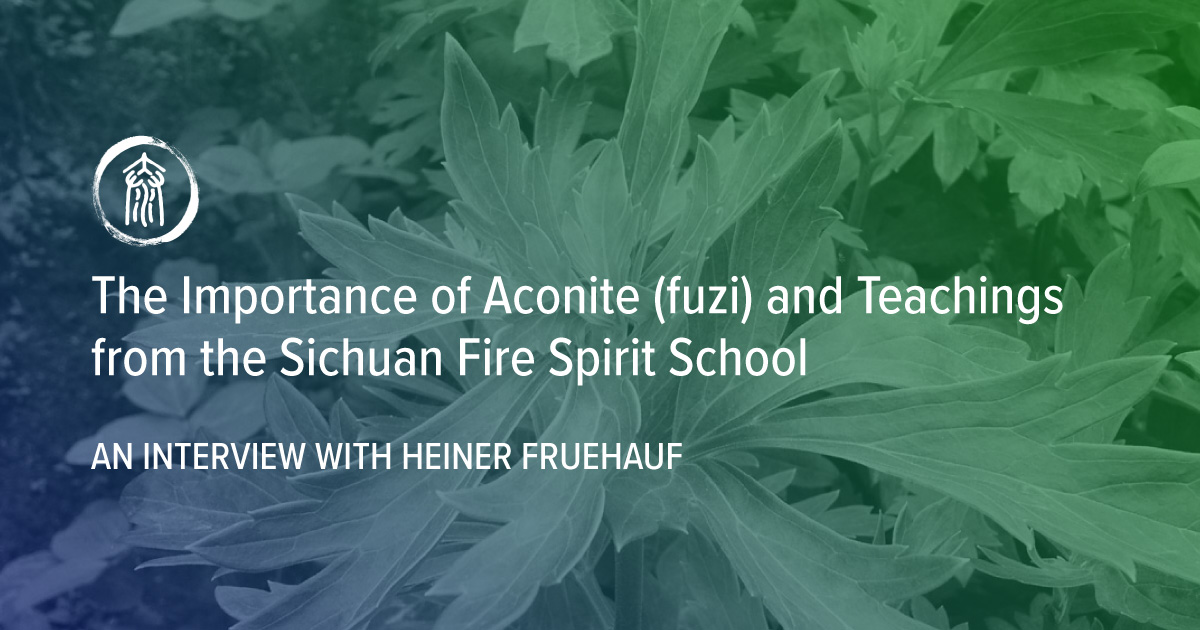 classicalpearls's tweet photo. Heiner Fruehauf sat down with his colleague Bob Quinn to discuss the importance of aconite (fuzi) in classical Chinese medicine. As Heiner explains, fuzi used to be referred to as the "King of the 100 Herbs." 
https://t.co/Qg63g4SgPj https://t.co/UeeEOxHQtH