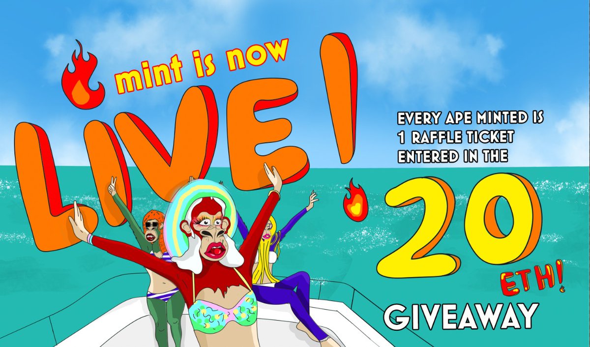 Euphorian Apes Club 🦍💄| MINT IS LIVE tweet media