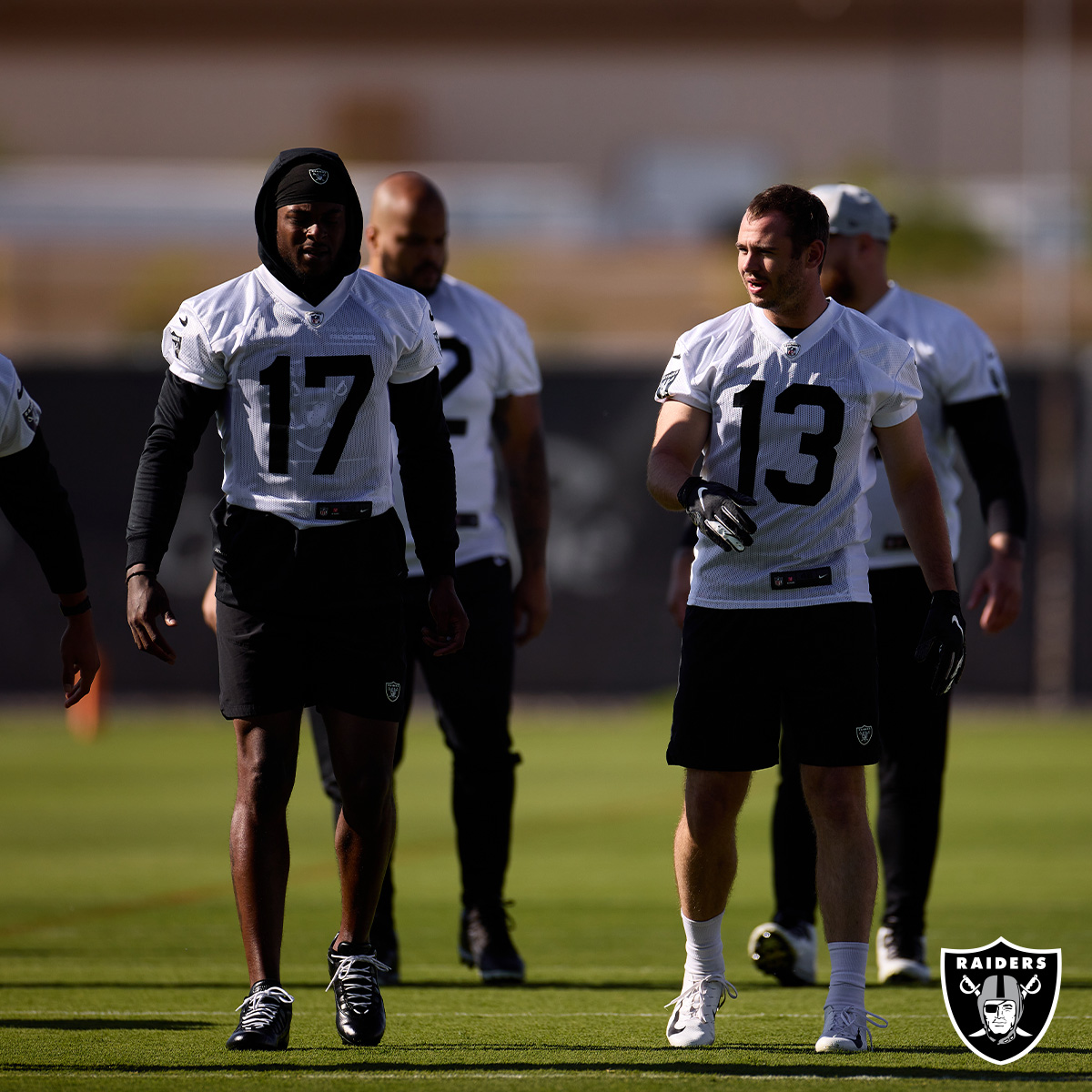 Raiders's tweet photo. 1️⃣7️⃣ &amp; 1️⃣3️⃣

@tae15adams | @renfrowhunter https://t.co/aoXrXudt4z