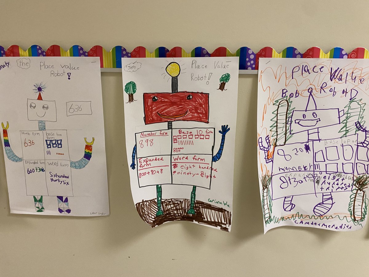 KensingtonESNC's tweet photo. Place value 🤖 robots! Sometimes you just have to make learning a little fun. #KESKnights #KESTogether #SchoolISFun
@AGHoulihan @UCPSNC https://t.co/g5841PLxGA