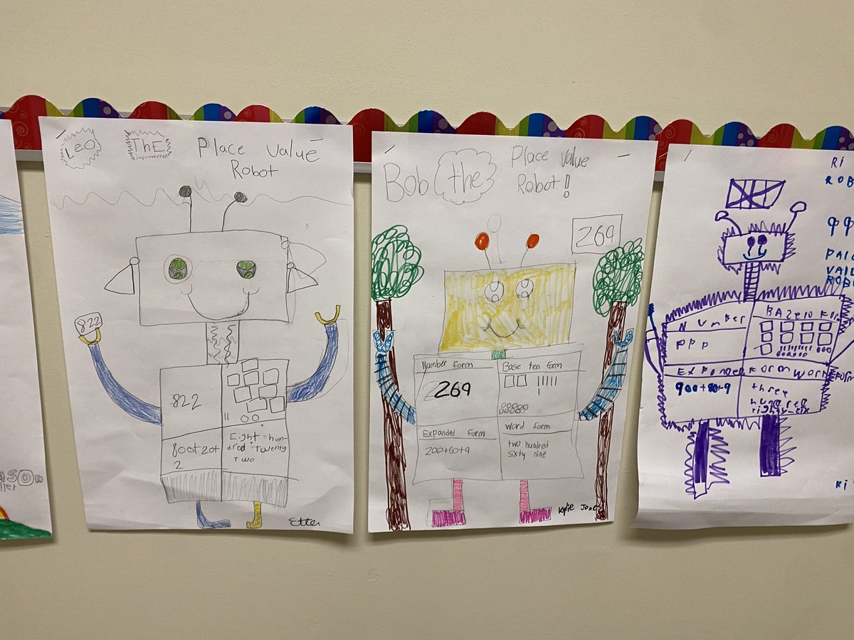 KensingtonESNC's tweet photo. Place value 🤖 robots! Sometimes you just have to make learning a little fun. #KESKnights #KESTogether #SchoolISFun
@AGHoulihan @UCPSNC https://t.co/g5841PLxGA